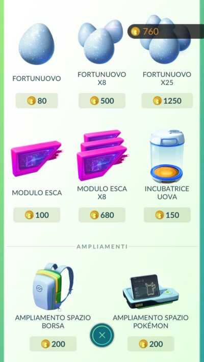 Interfaccia Utente - Pokèmon GO Italia Forum